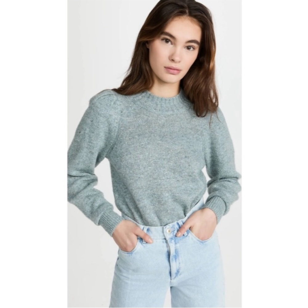Faherty Light Blue Crew Neck Sweater - Picture 11 of 11